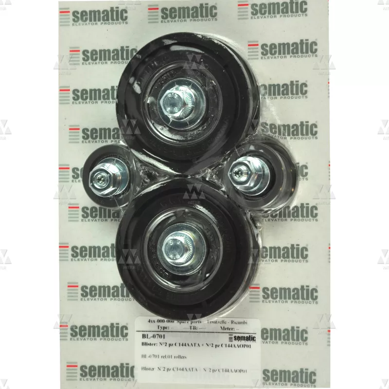 BL-0701 | KIT ROLLERS FOR CARRIAGE