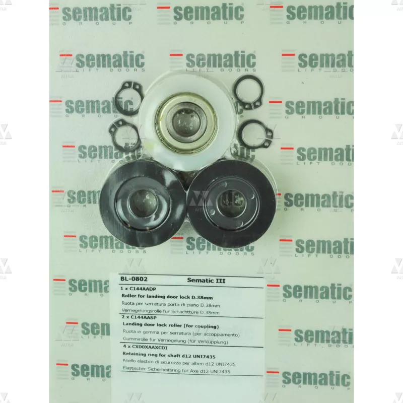 BL-0802 | KIT ROLLERS FOR LANDING DOOR