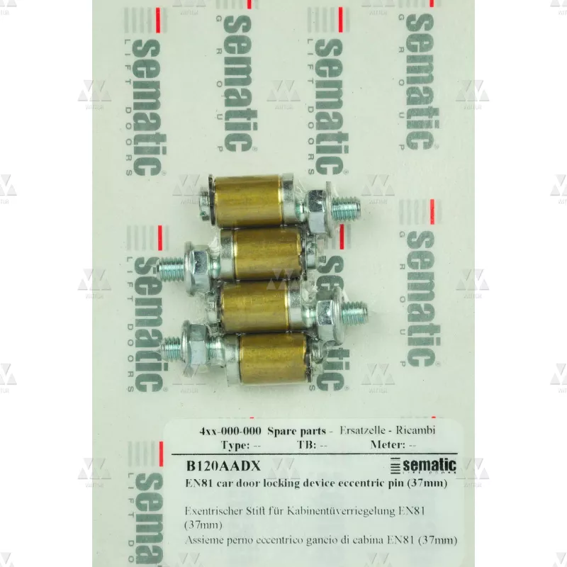 BL-B120AADX | 4 X EN81 CAR DOOR LOCKING DEVICE ECCENTRIC PIN (37MM)