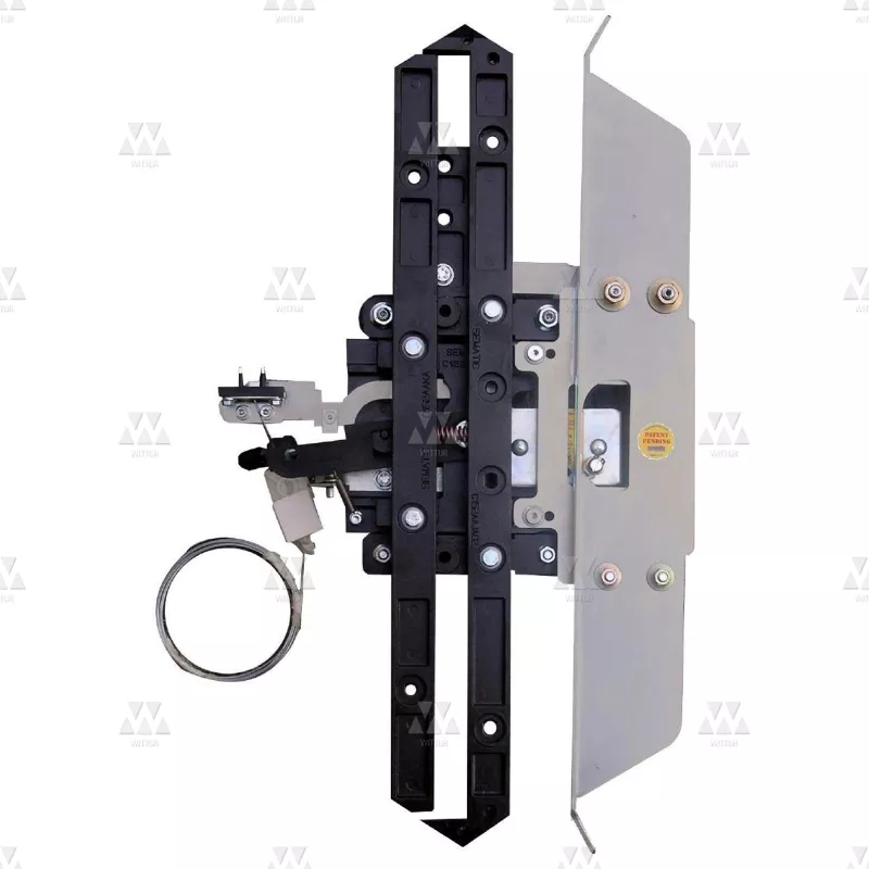 BL-B152ACLX04 | 1 X ALUMINIUM SKATE WITH CAR DOOR LOCKING DEVICE EN81 IP20 (K1-2-3 R LONG BLADE) SKATE ARMS WORKING LENGTH 485MM