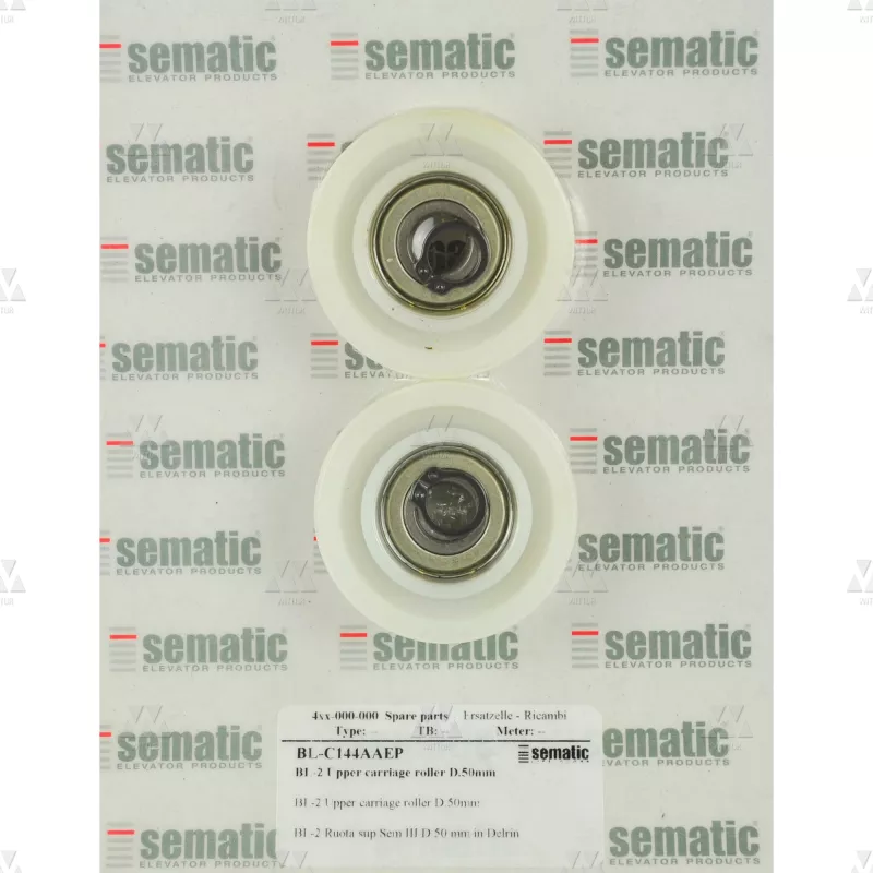 BL-C144AAEP | 2 X UPPER CARRIAGE ROLLER D.50MM