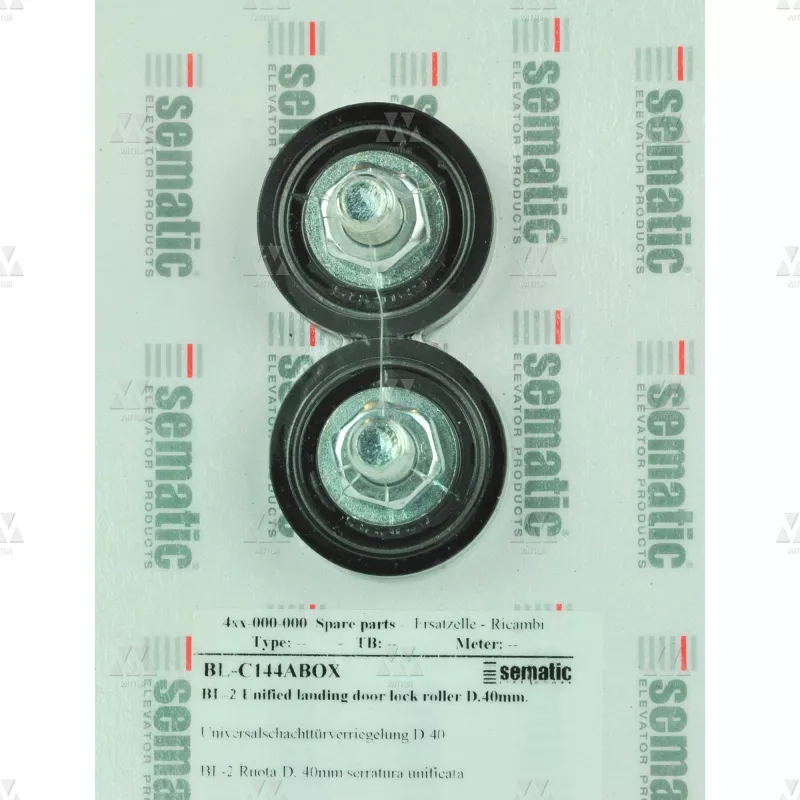 BL-C144ABOX | 2 X UNIFIED LANDING DOOR LOCK ROLLER D.40MM