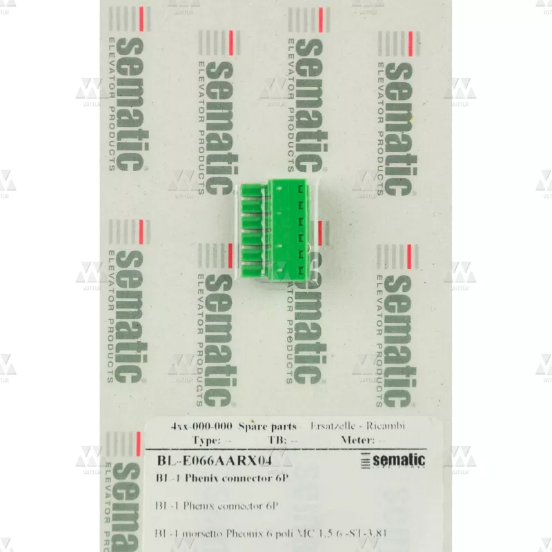 BL-E066AARX04 | 1 X 6P. PHOENIX CONNECTOR MC 1,5/6-ST-3,81