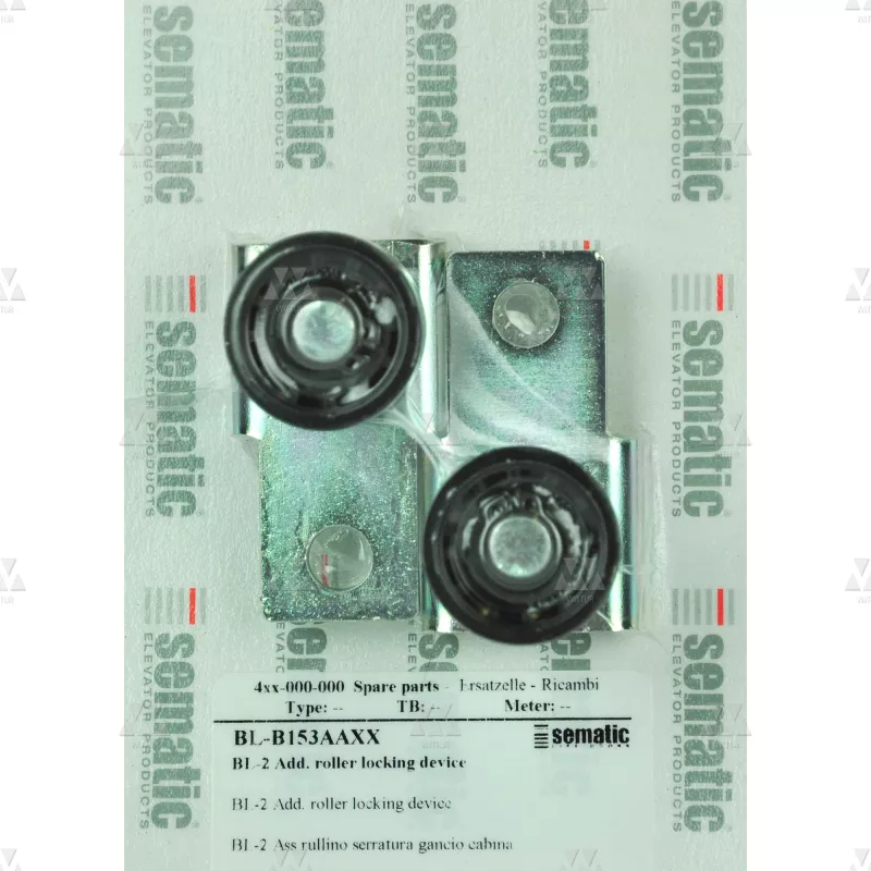 BL-B153AAXX | 2 X ADDITIONAL ROLLER FOR LOCKING DEVICE.